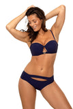 Elegant 2-Piece Push-Up Swimsuit with Detachable Straps