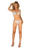 Sensuous White Bikini with Feminine Straps and Elegant Cut