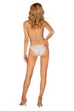 Sensuous White Bikini with Feminine Straps and Elegant Cut