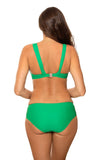 Elegant Two-Piece Swimsuit with Jewelry Decoration