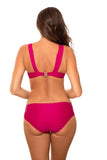 Elegant Two-Piece Swimsuit with Push-Up Effect and Decor