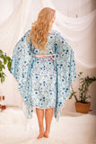 Lightweight Satin Chemise with Elegant Wide Sleeves