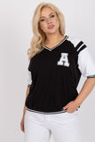 Everyday Blouse with Heart Neckline and 3/4 Sleeves