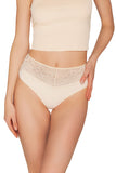 Elegant Lace Microfiber Fancy Cut Panties for Confidence