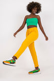 High Rise Sweatpants with Tie and Slip Pockets