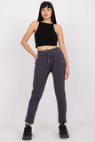 High-Waisted Sweatpants with Tie and Slip Pockets