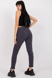 High-Waisted Sweatpants with Tie and Slip Pockets