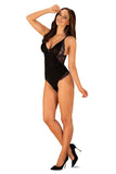 Charming Lace Bodysuit with Figure-Enhancing Cut