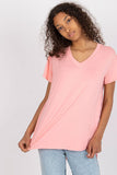 Lace-Back Short Sleeve Blouse with Cheese Neckline