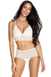 Charming Lace Sensual Bralette with Adjustable Straps
