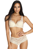 Floral Lace Bow-Embellished Feminine Shorts