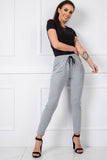 Trendy High-Waist Slim Leg Sweatpants for Women
