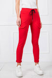Chic High-Waist Slim Leg Sweatpants for Effortless Style