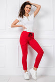 Chic High-Waist Slim Leg Sweatpants for Effortless Style