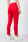 Chic High-Waist Slim Leg Sweatpants for Effortless Style