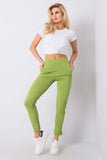 Smooth Fabric Sweatpants with Elastic Waistband and Pockets