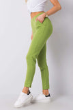 Smooth Fabric Sweatpants with Elastic Waistband and Pockets