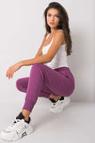 Elastic Waist Sweatpants with Side Pockets and Welts