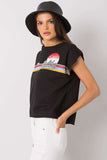 Printed Round Neck Short Sleeve T-Shirt - 100% Cotton