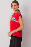 Graphic Print Short Sleeve T-Shirt with Round Neckline