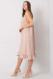 Everyday Frill Hem Summer Dress with Shoulder Straps