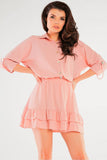 Classic Light Shirt with Pocket and Decorative Buttons
