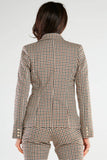 Lightly Tailored Double-Breasted Jacket with Golden Buttons