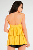 Elegant Loose-Fitting Viscose Blouse with Frills