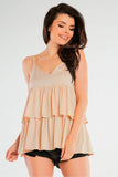 Stylish Loose-Fitting Viscose Blouse with Frills