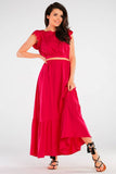 Frilled Maxi Skirt with Elastic Waist - Summer Essential