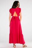 Frilled Maxi Skirt with Elastic Waist - Summer Essential
