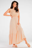 Frill Maxi Skirt with Elastic Waist - Summer Essential