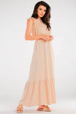 Frill Maxi Skirt with Elastic Waist - Summer Essential