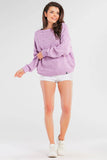 Loose-Fitting Boat Neck Sweater for Summer Evenings