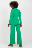 Stylish Buttoned Ladies' Jacket with Lining and Shoulder Cushions