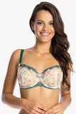 Elegant Underwire Bra with Bow Decoration for Curves
