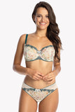 Elegant Underwire Bra with Bow Decoration for Curves
