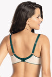 Elegant Underwire Bra with Bow Decoration for Curves