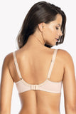 Embroidered Mesh Semi Soft Bra with Cotton Lining