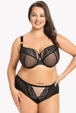 Elegant Tulle and Lace Classic Cut Ladies Panties