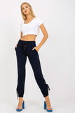 High Rise Sweatpants with Tie Waist and Pockets