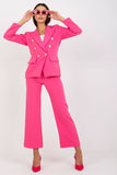 Stylish Buttoned Ladies' Jacket with Lining and Cushions