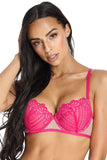 Elegant Push-Up Bra with Removable Magnifying Pads