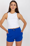 High-Waisted Sweatshorts with Drawstring and Pockets