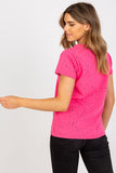 Summer Short Sleeve Openwork T-Shirt for Women