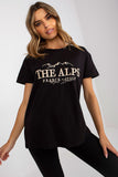 Embroidered Short Sleeve Straight Cut T-Shirt