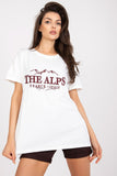Embroidered Short Sleeve Straight Cut T-Shirt