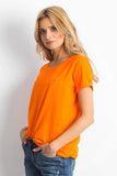 Ladies Short-Sleeved Round Neck Cotton T-Shirt
