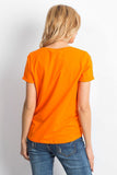 Ladies Short-Sleeved Round Neck Cotton T-Shirt