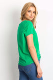 Soft Cotton Ladies Short Sleeve T-Shirt with Round Neckline